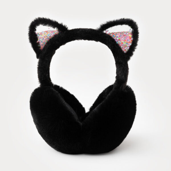 Creative Korean-Style Earmuffs for Winter: Quicksand Cat Ear Plush Ear Warmers, Cute Ear Protection for Adults, Wholesale