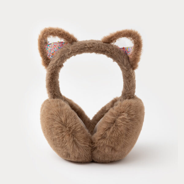 Creative Korean-Style Earmuffs for Winter: Quicksand Cat Ear Plush Ear Warmers, Cute Ear Protection for Adults, Wholesale