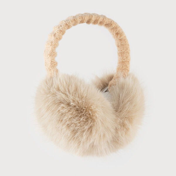 Cute Solid - colored Plush Imitation Fox - Fur Earmuffs for Winter - Simple and Personalized, Anti - cold Ear Protectors for Student Cyclists, Available for Wholesale