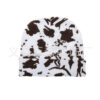 Cow Print Stylish Knit Hat | Double-Layer Cuffed Woolen Hat | Winter Warm Hat | Unisex Knit Cap | Wholesale Available