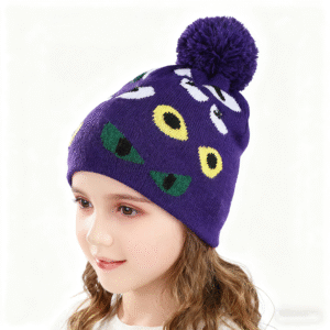 Factory - supplied Cross - border Halloween Party Hats - Whimsical Ghost and Pirate Harajuku Jacquard Knitted Beanies in Stock